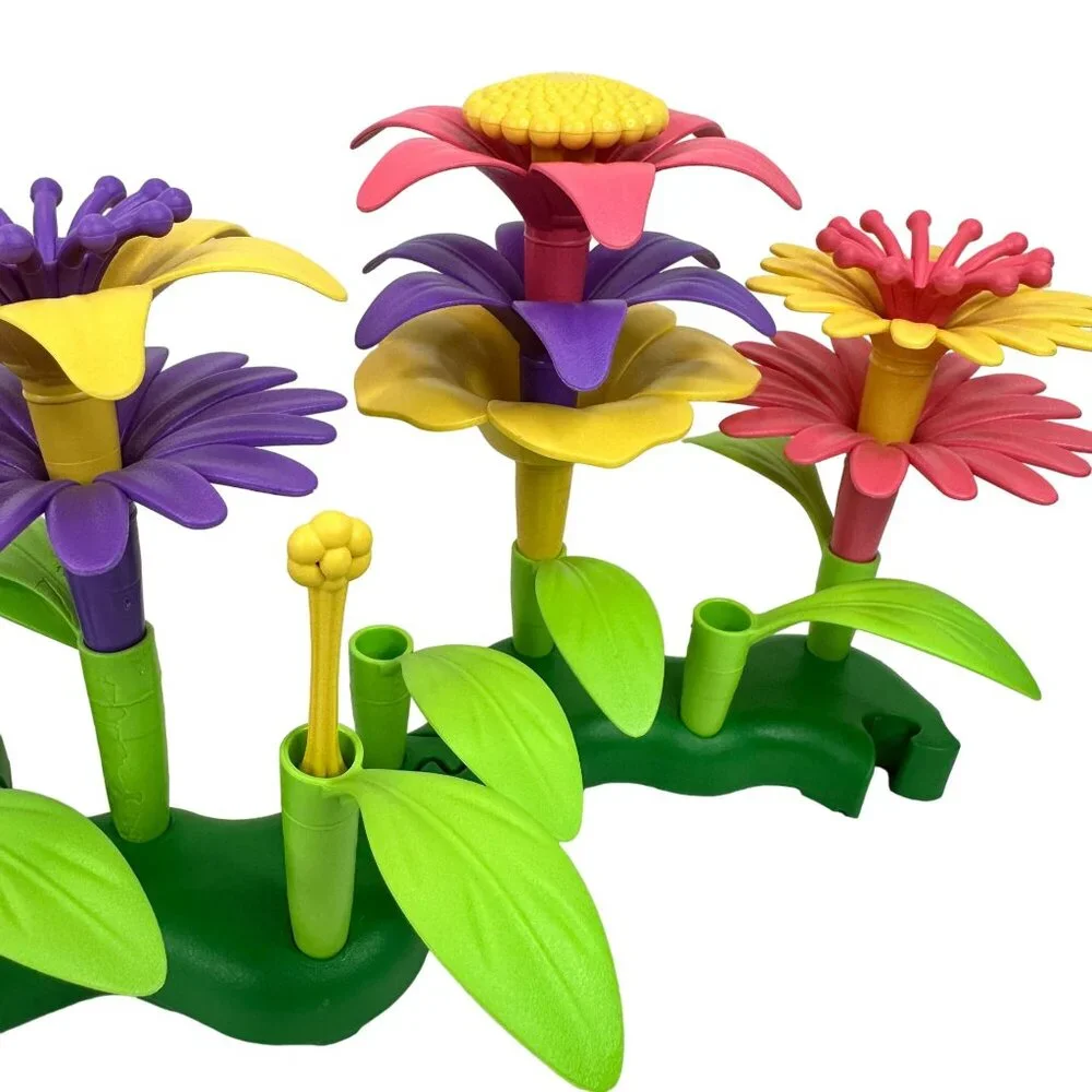 Build A Garden Flower Assembly Kit For‎ Kids Green Toys Dishwasher Safe COMPLETE